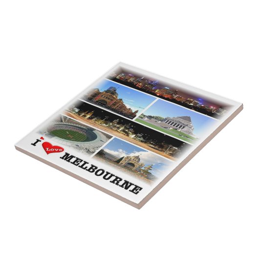 AU016 MELBOURNE, Australien, Ozeanien, Fliese (Seite)