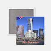 AU044 MELBOURNE, Australien, Ozeanien, Magnet (Vorderseite/Rückseite)