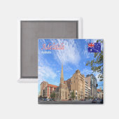 AU085 ADELAIDE, Australien, Ozeanien, Kühlschrank Magnet (Vorderseite/Rückseite)