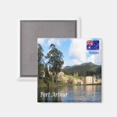 AU088 PORT ARTHUR, Australien, Ozeanien, Kühlschra Magnet (Vorderseite/Rückseite)