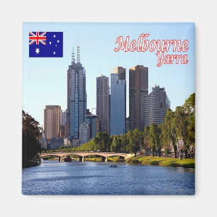 AU - Australien - Melbourne - Fluss Yarra Magnet