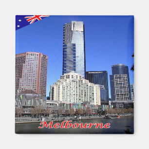 AU - Australien - Melbourne - Panorama Magnet