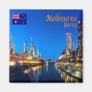 AU - Australien - Melbourne - Yarra Twilight Magnet