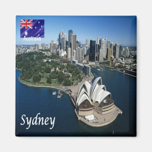 AU - Australien - Sydney - Panorama Magnet