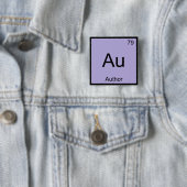 Au - Author Chemistry Element Symbol Book T - Shir Button (Beispiel)