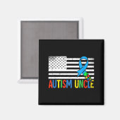 Au Awareness Au Onkel Magnet (Vorderseite/Rückseite)