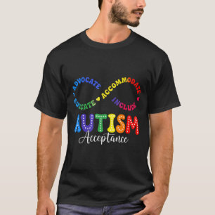 Au Bewusstsein Akzeptanz Unendlichkeitssymbol Männ T-Shirt