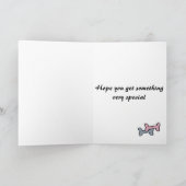 AU - Black Labrador Birthday Card Karte (Innenseite)