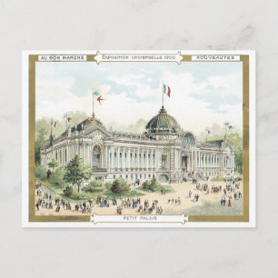 Au Bon Marché Petit Palais Welt Ausstellung Postkarte