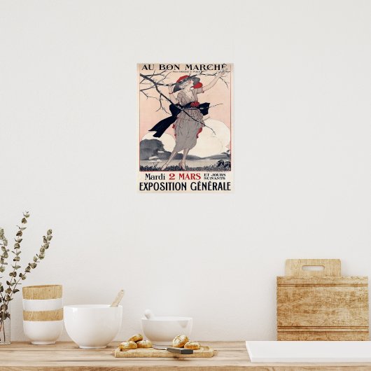 Au Bon Marche Poster (Küche)