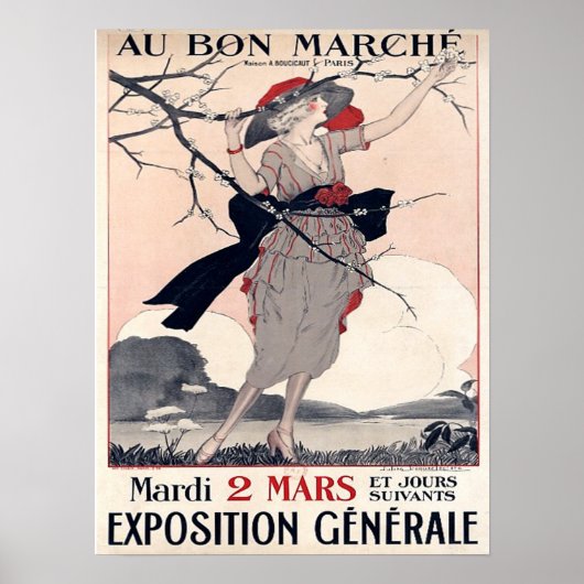 Au Bon Marche Poster (Vorne)