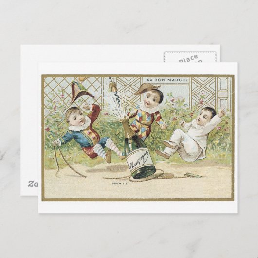 Au Bon Marche Postkarte (Vorne/Hinten)