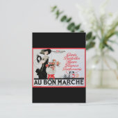 Au Bon Marche Postkarte (Stehend Vorderseite)