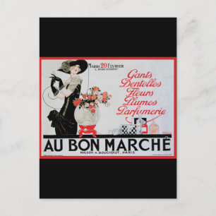 Au Bon Marche Postkarte