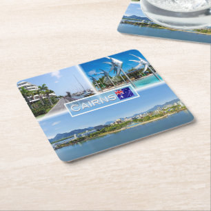 AU Cairns - The Pier - Esplanade Lagoon Fish - Rechteckiger Pappuntersetzer