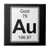 Au - Gold Fliese (Vorderseite)