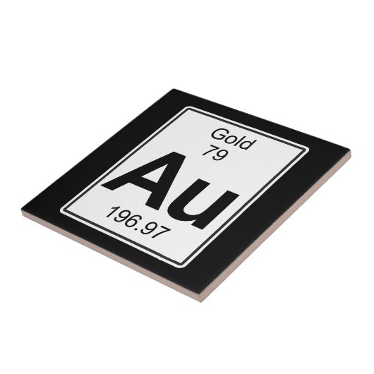 Au - Gold Fliese (Seite)