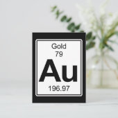 Au - Gold Postkarte (Stehend Vorderseite)