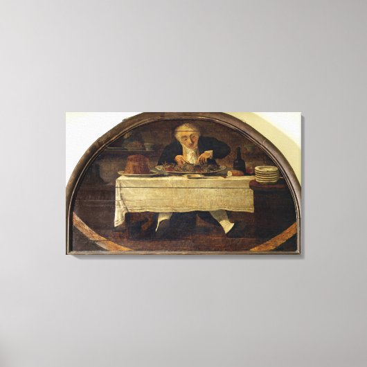 Au Gourmand', Geschäftszeichen für Corcellet Leinwanddruck (Vorderseite)