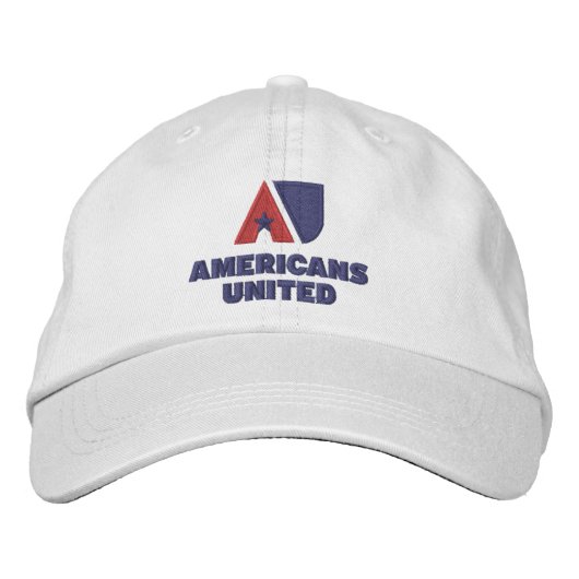 AU Logo Baseball Cap Bestickte Baseballkappe (Vorderseite)