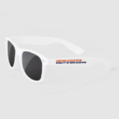 AU-Logo und Tagline-Sonnenbrille (Links)