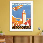 Au Maroc Par Avion - L Leinwanddruck (Insitu (Wohnzimmer))