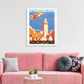 Au Maroc Par Avion - m Leinwanddruck (Insitu (Wohnzimmer))