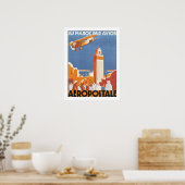 Au Maroc Par Avion Poster (Küche)