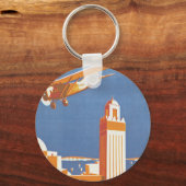 Au Maroc Par Avion Schlüsselanhänger (Vorderseite)