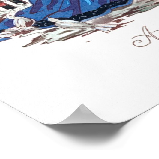 Au Moyen Age Poster (Ecke)