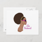 Au Naturel Postkarte (Vorne/Hinten)