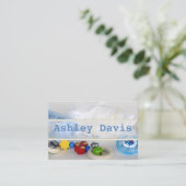 Au Pair-Visitenkarten Visitenkarte (Stehend Vorderseite)