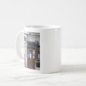 Au Port Salut ~ Paris France Storefront Kaffeetasse (Vorderseite Links)