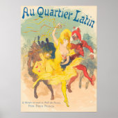 Au Quartier Latin "To the Latin Quarter" Poster (Vorne)