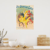 Au Quartier Latin "To the Latin Quarter" Poster (Küche)