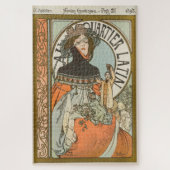 Au Quartier Latin von Alphonse Mucha Puzzle (Vertikal)