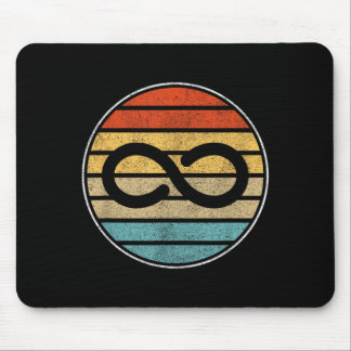Au-Rechte Retro-Vintage-Unendlichkeit-Bewusstsein Mousepad