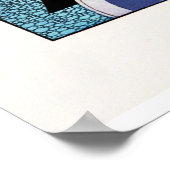 Au Revoir, 1920 Art Deco Illustration Poster (Ecke)