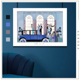 Au Revoir 1920 von George Barbier Poster