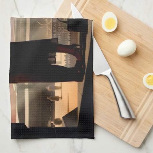 Au Revoir 2 Geschirrtuch (Viertel Falte)