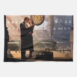 Au Revoir 2 Geschirrtuch