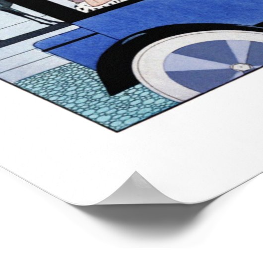 Au Revoir ( Auf Wiedersehen) Poster (Ecke)