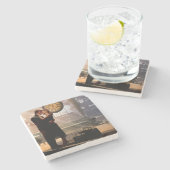 Au Revoir Steinuntersetzer (Seitenansicht)