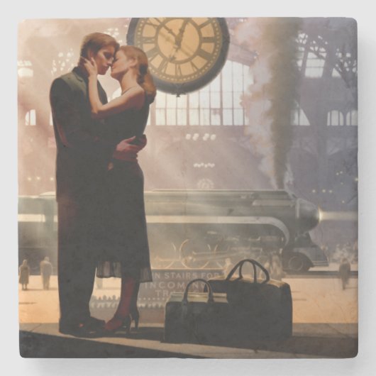 Au Revoir Steinuntersetzer (Vorderseite)