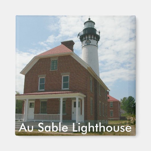Au Sable Lighthouse Magnet (Vorne)