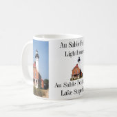 Au Sable Lighthouse Tasse (Vorderseite Links)