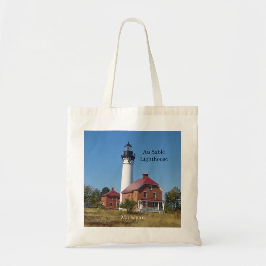 Au Sable Lighthouse Totentasche Tragetasche (Vorne)