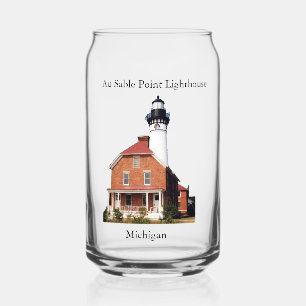 Au Sable Point Leuchtturm kann Glas