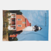 Au Sable Point Lighthouse Geschirrtuch (Horizontal)