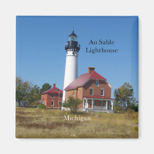 Au Sable Point Lighthouse-Magnet Magnet